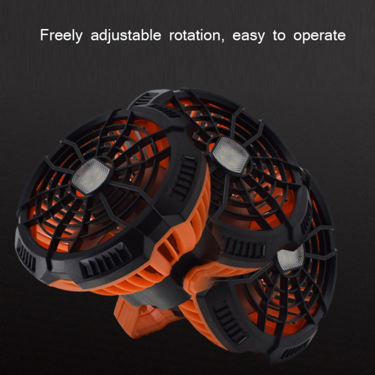 16 Inch USB Outdoor LED Lamp Household Swingable Up And Down Fan