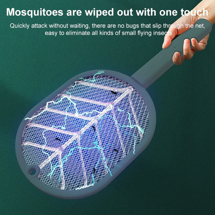 XH-11A USB Electric Mosquito Swatter Purple Light Mosquito Trap Household Mosquito Killer, Colour: Autumn Yellow + Base