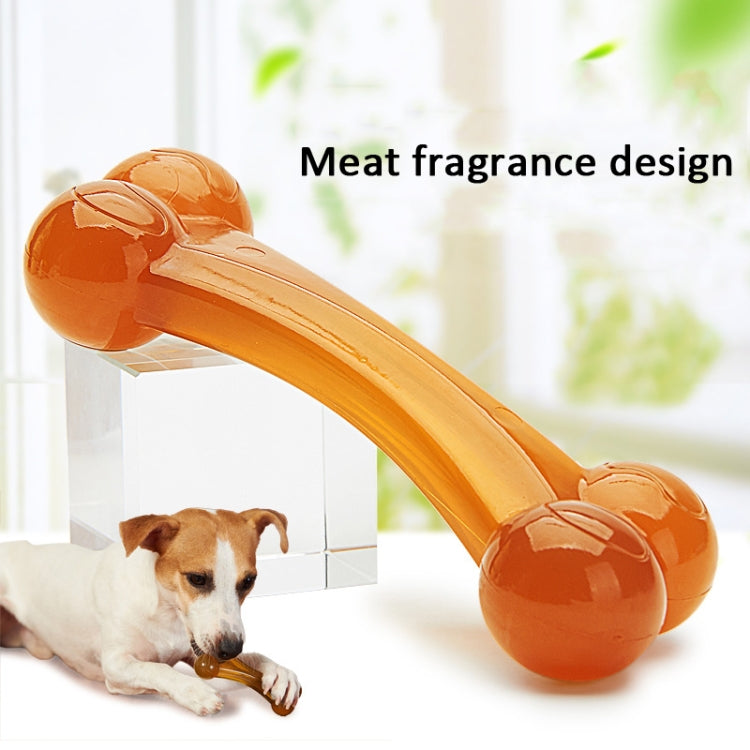 Nylon PU Dog Molar Stick Cleaning Dog Bite Toy, Specification: Large Arched Bone