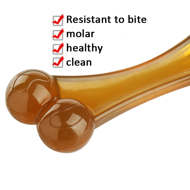 Nylon PU Dog Molar Stick Cleaning Dog Bite Toy, Specification: Large Arched Bone