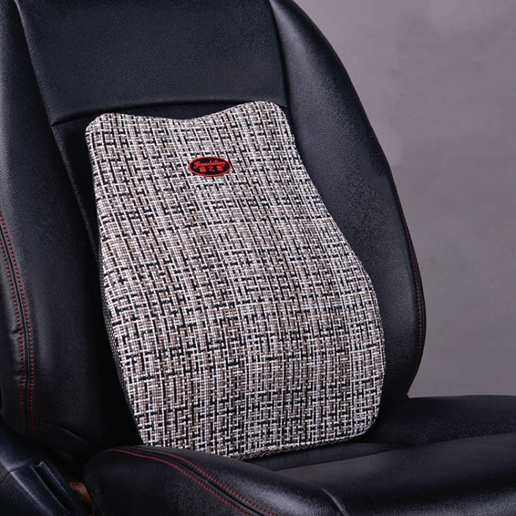 Car Seat Neck Pillow And Back Pad Linen Memory Cotton Soothing Car Cushion