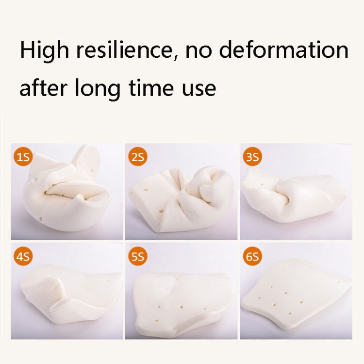 Car Seat Neck Pillow And Back Pad Linen Memory Cotton Soothing Car Cushion