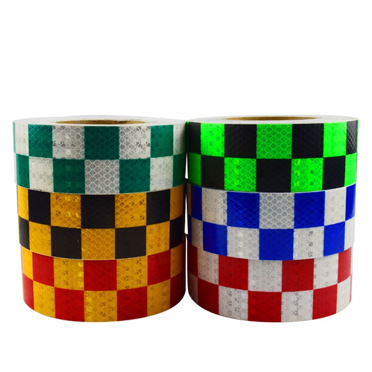 PVC Lattice Reflective Belt Generic Film Traffic Safety Facilities Anti-Collision Warning Stickers