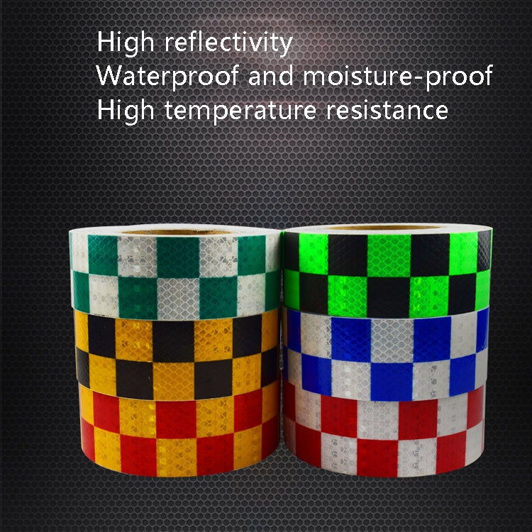 PVC Lattice Reflective Belt Generic Film Traffic Safety Facilities Anti-Collision Warning Stickers