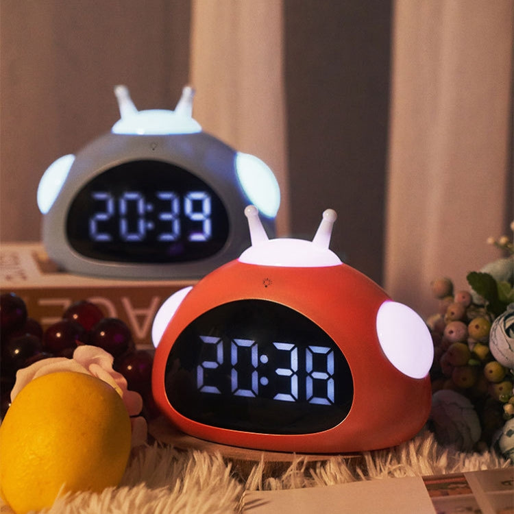Wake Up Lights Cute Cartoon Animals  Alarm Clock Bedside Electronic Night Lamp Clock