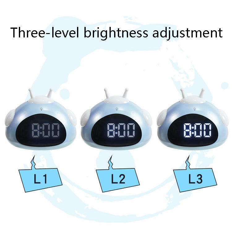 Wake Up Lights Cute Cartoon Animals  Alarm Clock Bedside Electronic Night Lamp Clock