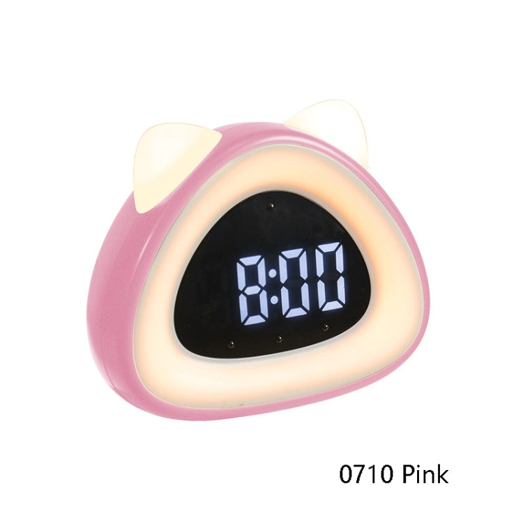 Wake Up Lights Cute Cartoon Animals  Alarm Clock Bedside Electronic Night Lamp Clock