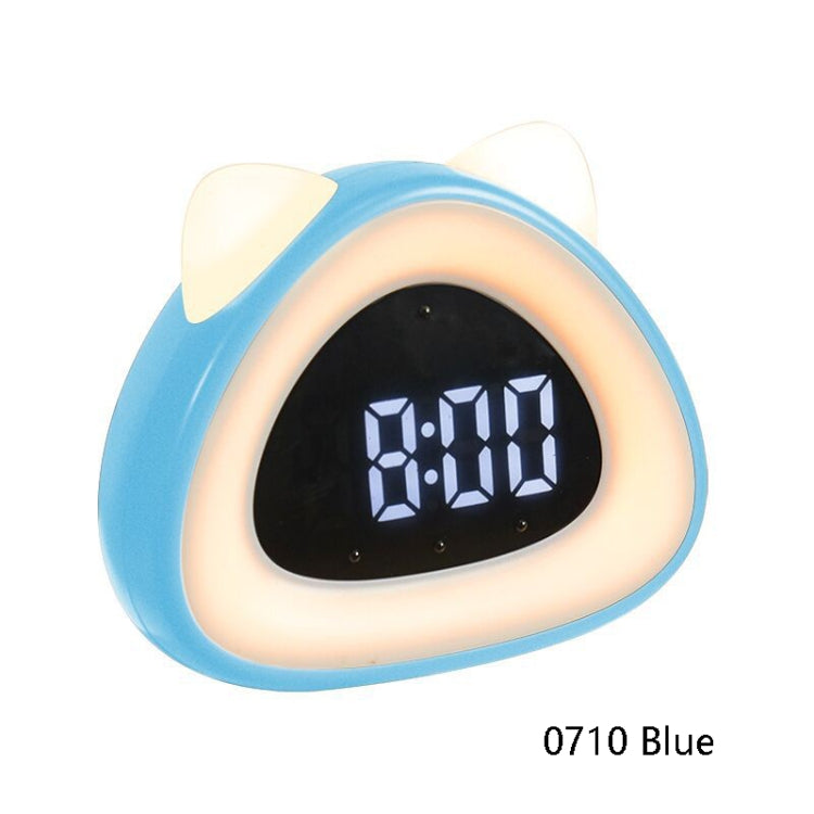 Wake Up Lights Cute Cartoon Animals  Alarm Clock Bedside Electronic Night Lamp Clock