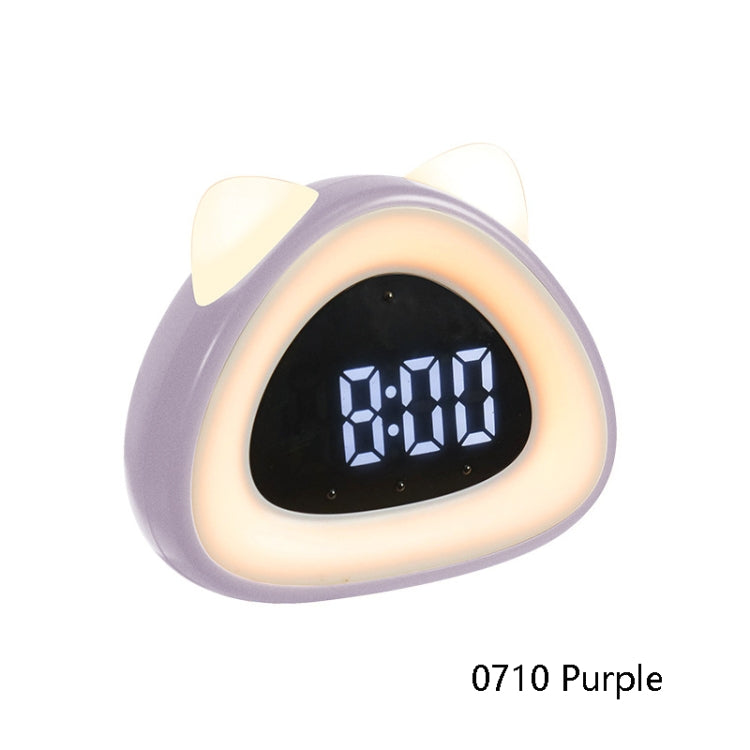Wake Up Lights Cute Cartoon Animals  Alarm Clock Bedside Electronic Night Lamp Clock