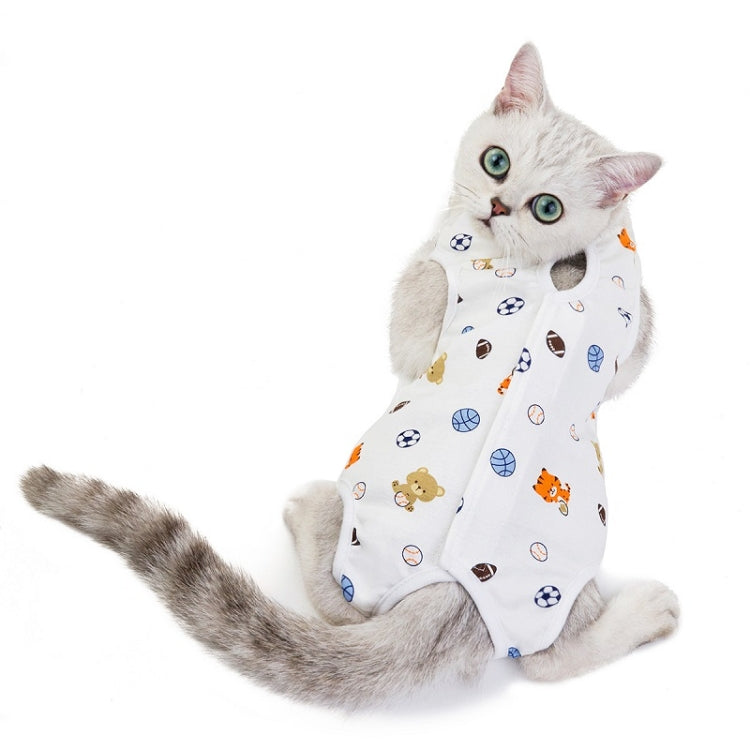 Female Cat Breathable And Anti-Licking Sterilization Clothing, Size: M