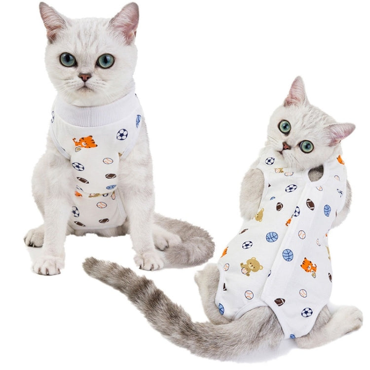 Female Cat Breathable And Anti-Licking Sterilization Clothing, Size: M
