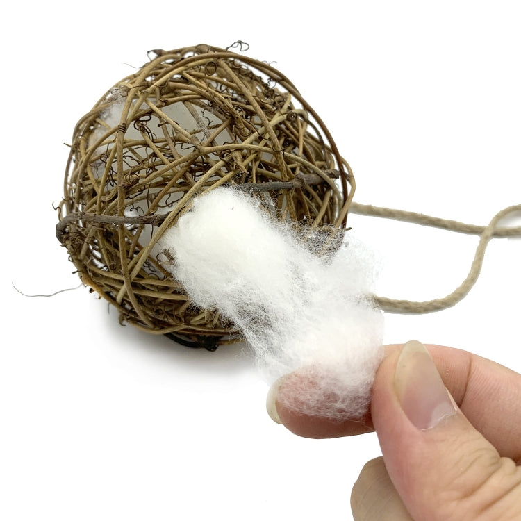 3 PCS Parrot Toy Sepak Takraw Cotton Bite Ball Relieves Boredom And Prevents Biting Hair, Specification: 15cm