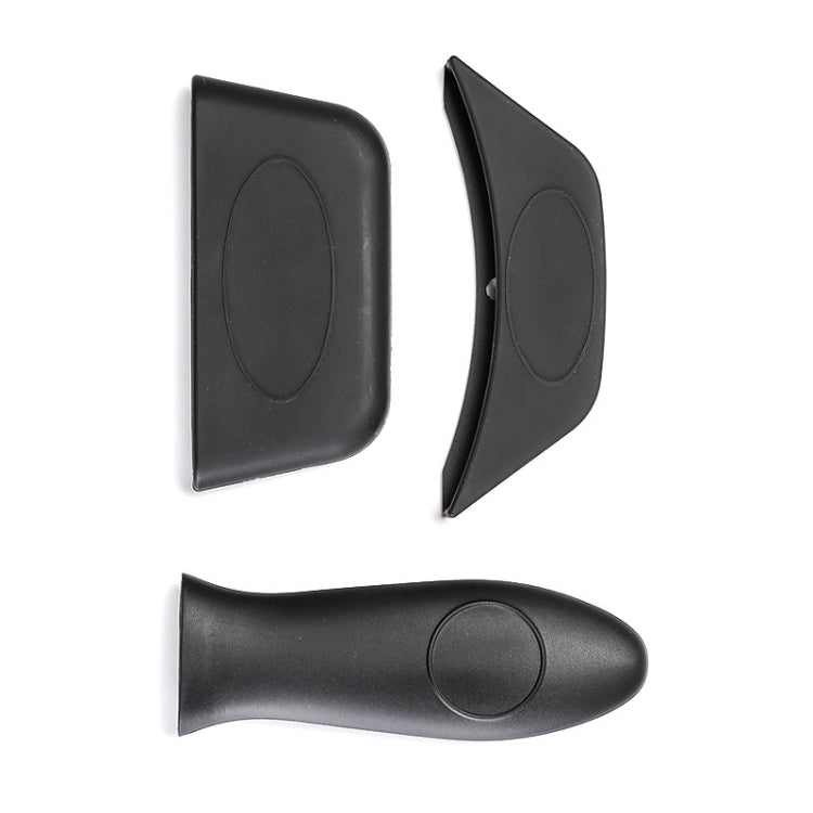 3 PCS / Set Silicone Kitchen Insulation Pad Set(Black)