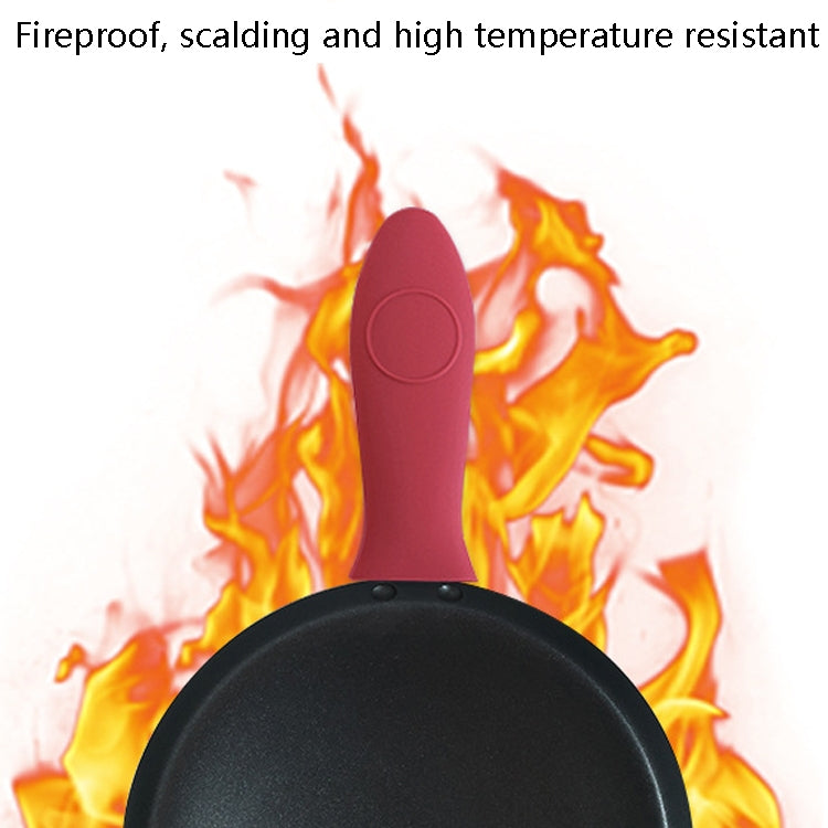 8 PCS / Set Silicone Kitchen Insulation Pad Set(Black Red)