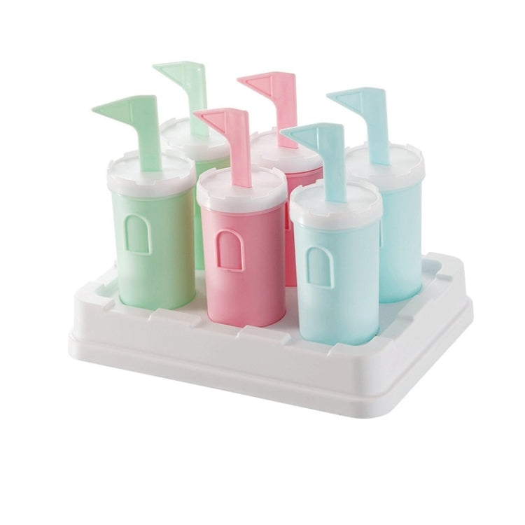 2 Sets 6 in 1 Children DIY Popsicle Mold Homemade Ice Cream Mold Set(Castle)