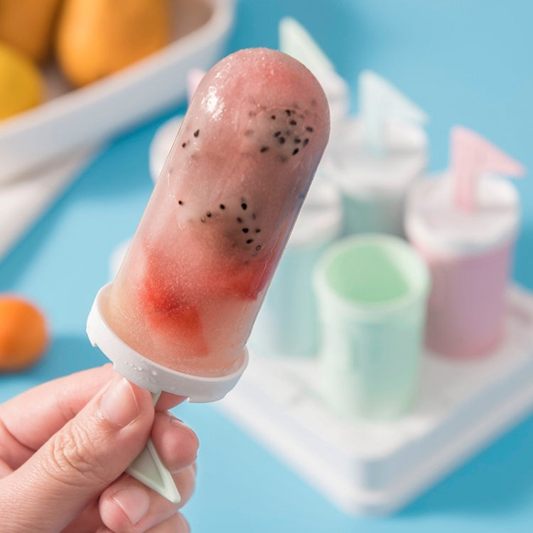 2 Sets 6 in 1 Children DIY Popsicle Mold Homemade Ice Cream Mold Set(Castle)