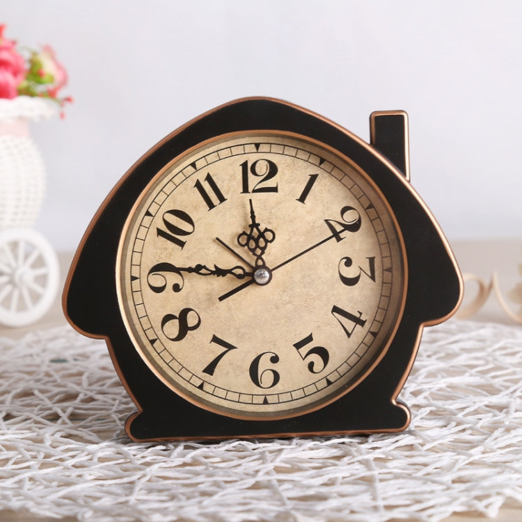 2 PCS G52 Retro European Nostalgic Alarm Clock Room Decoration Quiet Clock