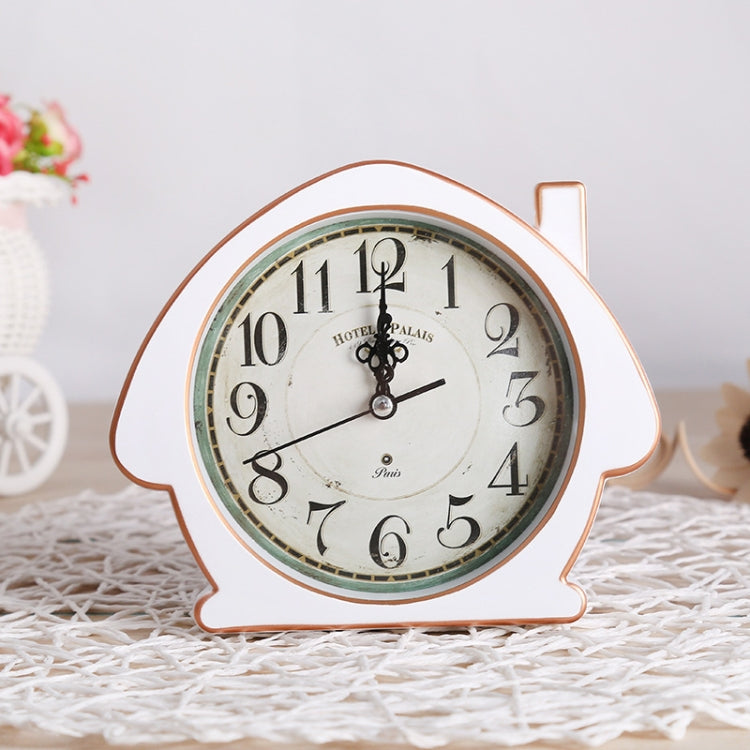 2 PCS G52 Retro European Nostalgic Alarm Clock Room Decoration Quiet Clock