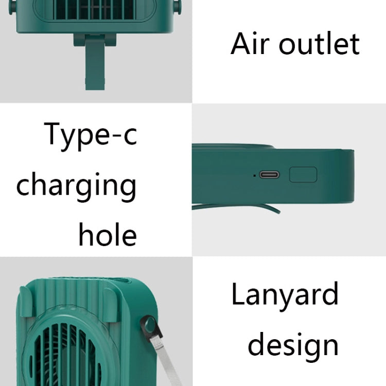 Y-2 Hanging Neck Fan Desktop USB Sports Outdoor Portable Fan
