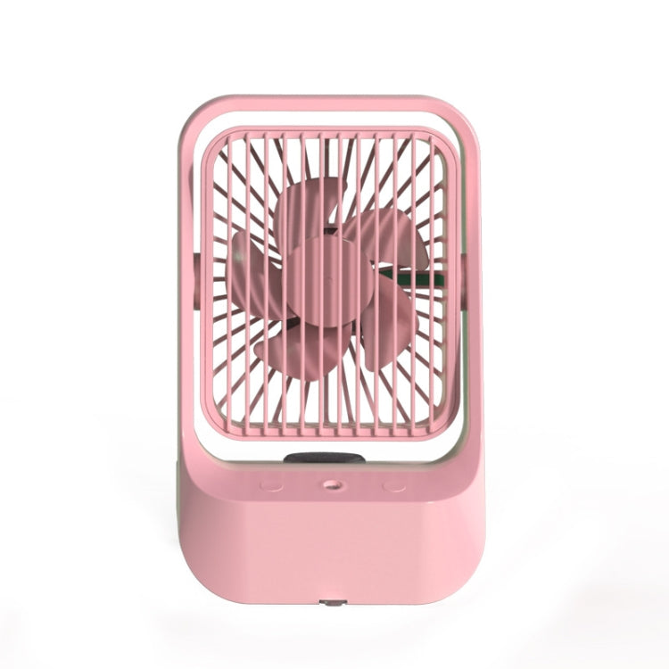 F34 Desktop USB Foldable Portable Fan(Pink)