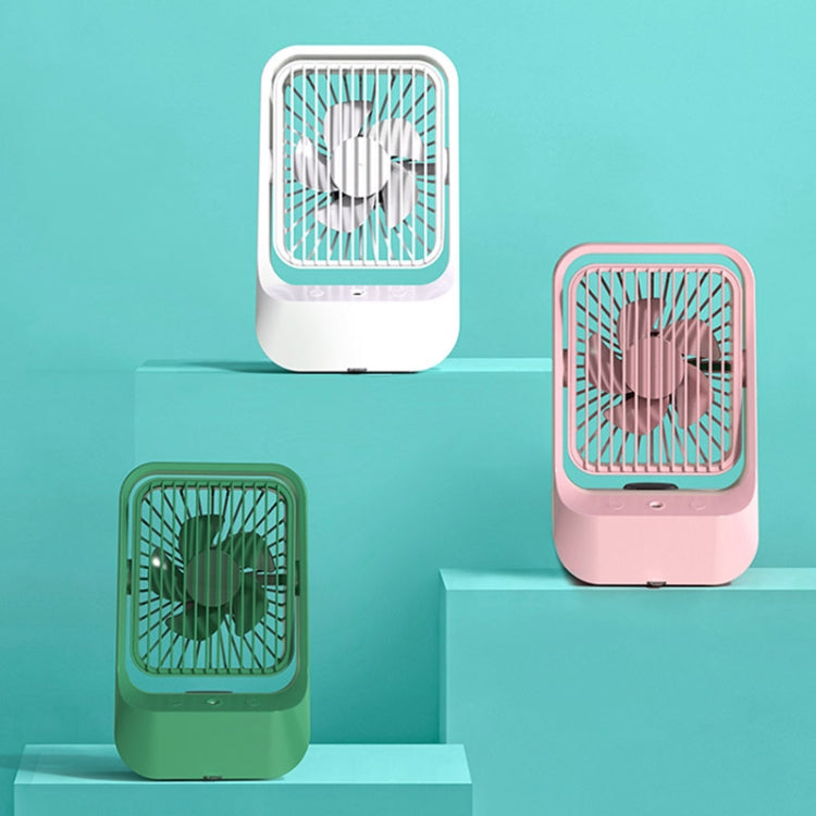 F34 Desktop USB Foldable Portable Fan(Pink)