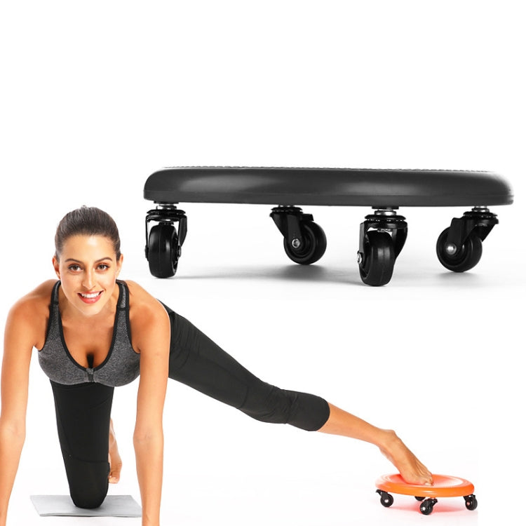 Universal Abdominal Disc Fitness Slippery Abdominal Disk Multi-Function Scooting Disk with Kneeling Pad