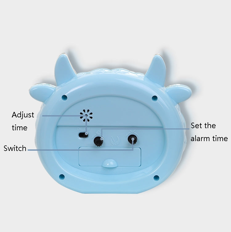 2 PCS 8364 Children Student Getting Bed Bedroom Alarm Clock Bed Mute Night Light Table Clock