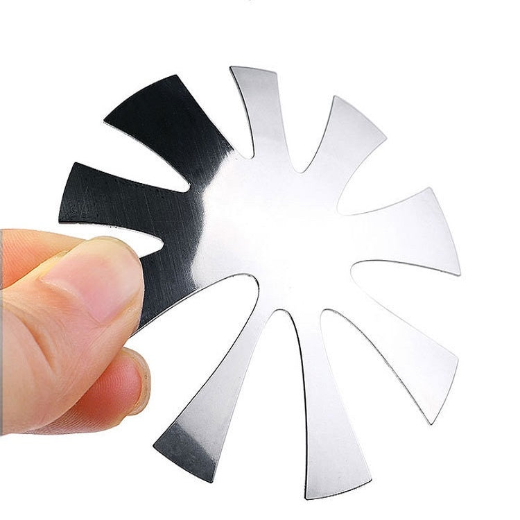 6 PCS Nail Art Tool Crystal Nail Making Plastic Steel Plate Model, Specification: Gold