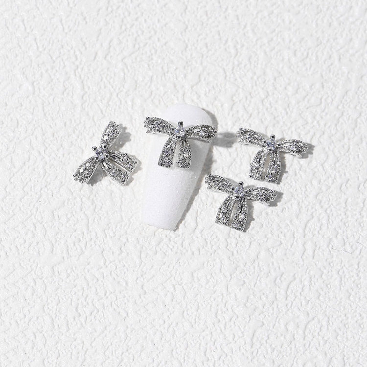8 PCS Three-Dimensional Metal Nail Art Bow Nail Jewelry 1839