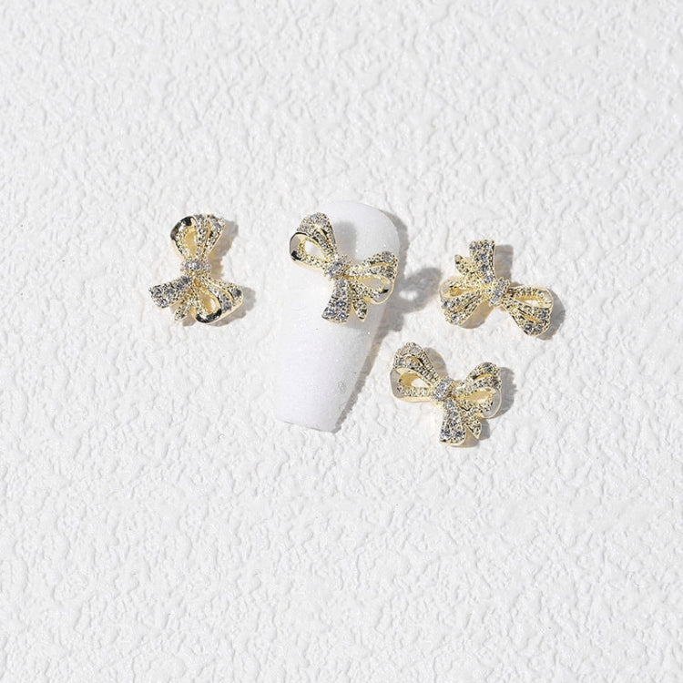 8 PCS Three-Dimensional Metal Nail Art Bow Nail Jewelry 1840