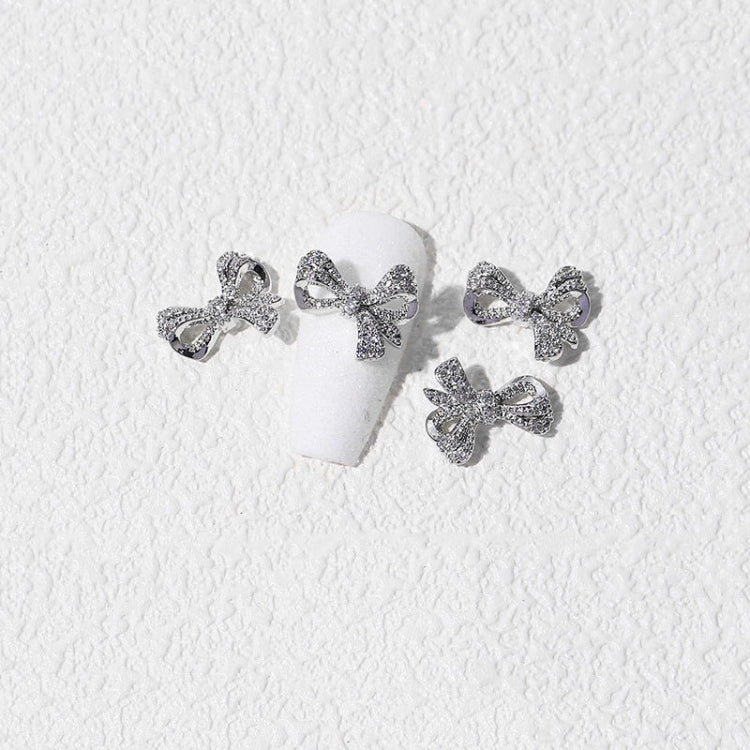8 PCS Three-Dimensional Metal Nail Art Bow Nail Jewelry 1841