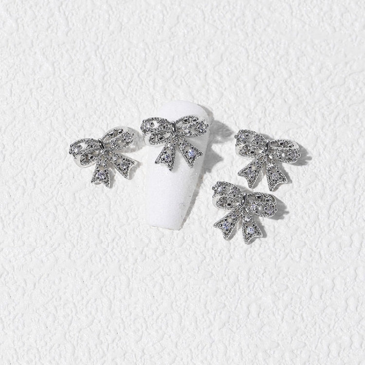 8 PCS Three-Dimensional Metal Nail Art Bow Nail Jewelry 1842