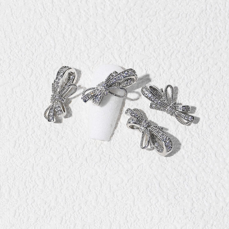 8 PCS Three-Dimensional Metal Nail Art Bow Nail Jewelry 1843