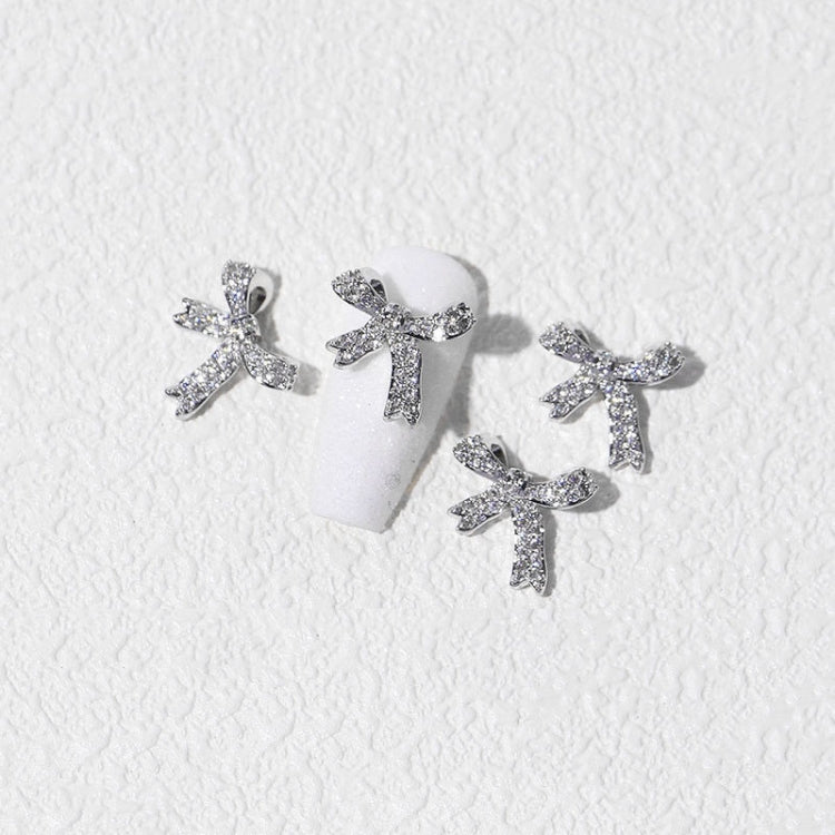 8 PCS Three-Dimensional Metal Nail Art Bow Nail Jewelry 1844