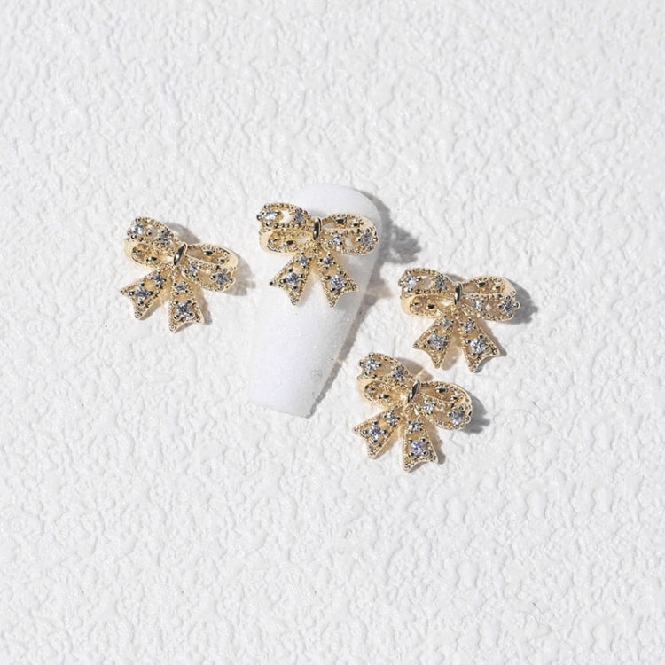 8 PCS Three-Dimensional Metal Nail Art Bow Nail Jewelry 1846