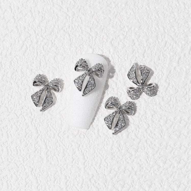 8 PCS Three-Dimensional Metal Nail Art Bow Nail Jewelry 1849
