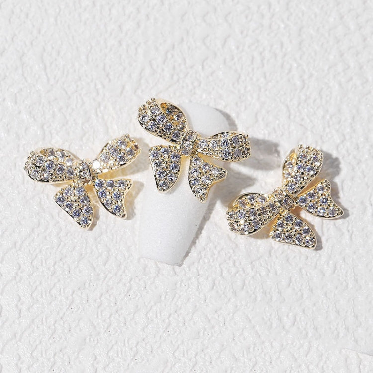 8 PCS Three-Dimensional Metal Nail Art Bow Nail Jewelry  1854
