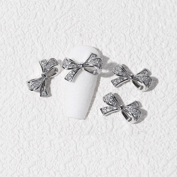 8 PCS Three-Dimensional Metal Nail Art Bow Nail Jewelry 1855