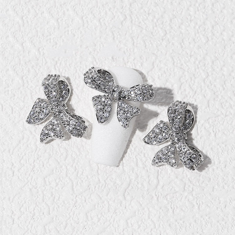 8 PCS Three-Dimensional Metal Nail Art Bow Nail Jewelry 1857