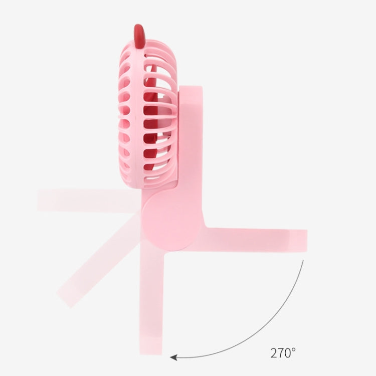 DM-21 Outdoor USB Lazy Hanging Neck Fan Charging Portable Desktop Mute Small Fan