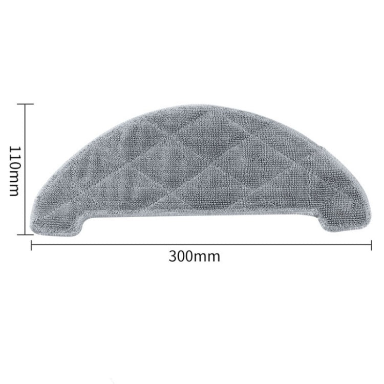 2 PCS Sweeping Robot Washable Mop For Proscenic M7max