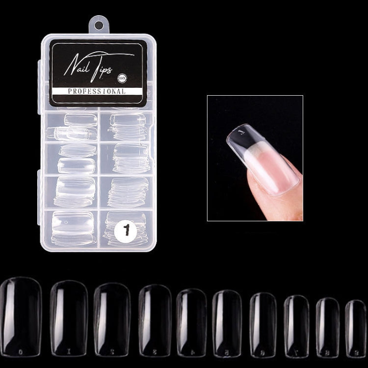 4 Boxes Nail Art Patch Ultra-Thin Seamless Finished Finished Removable Extended Fake Nail Patch