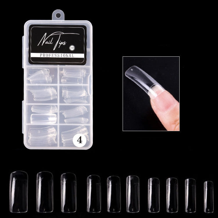 4 Boxes Nail Art Patch Ultra-Thin Seamless Finished Finished Removable Extended Fake Nail Patch