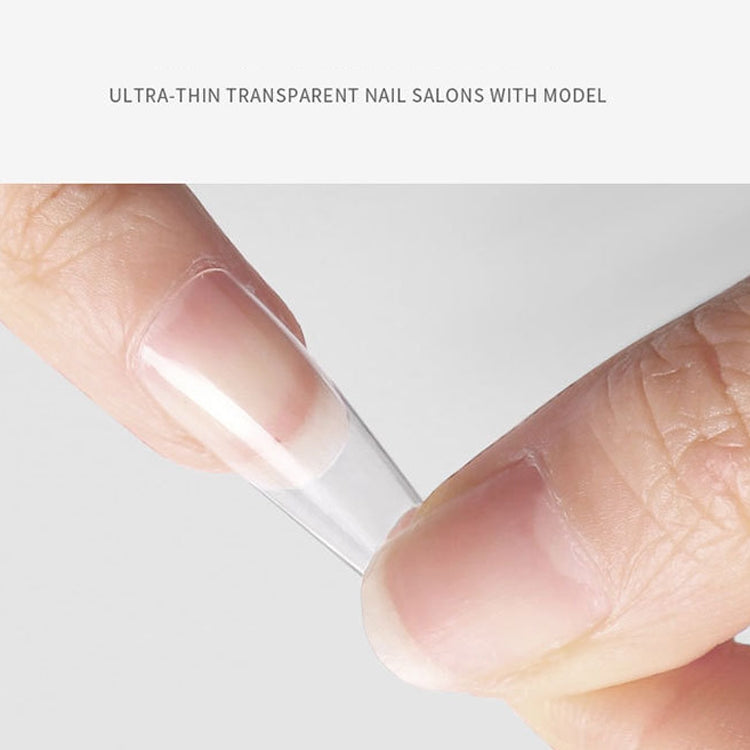 4 Boxes Nail Art Patch Ultra-Thin Seamless Finished Finished Removable Extended Fake Nail Patch