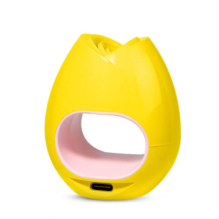 16W Rose Nail Art Phototherapy Lamp USB Sun Lamp LED Quick-Drying Nail Polish Baking Lamp, Specification: Touch Model (Yellow)