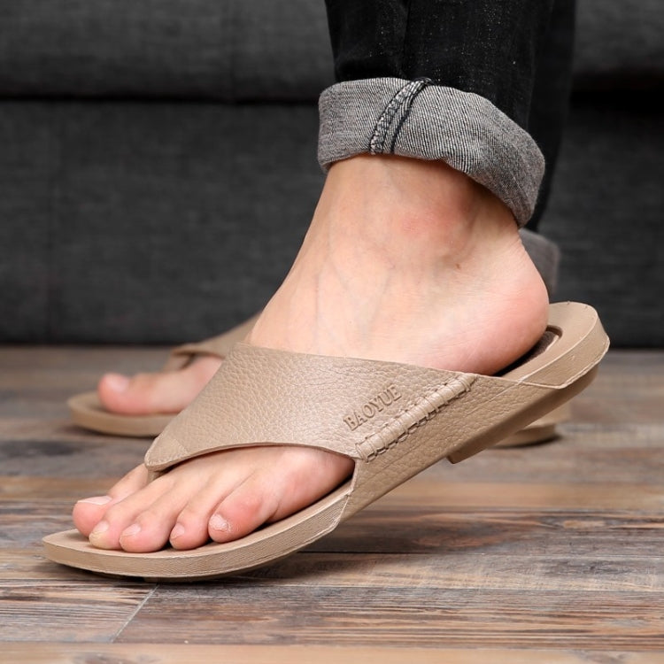 2 PCS Summer Outdoor Beach Sandals Men Wear-Resistant PVC Slippers, Size: 41