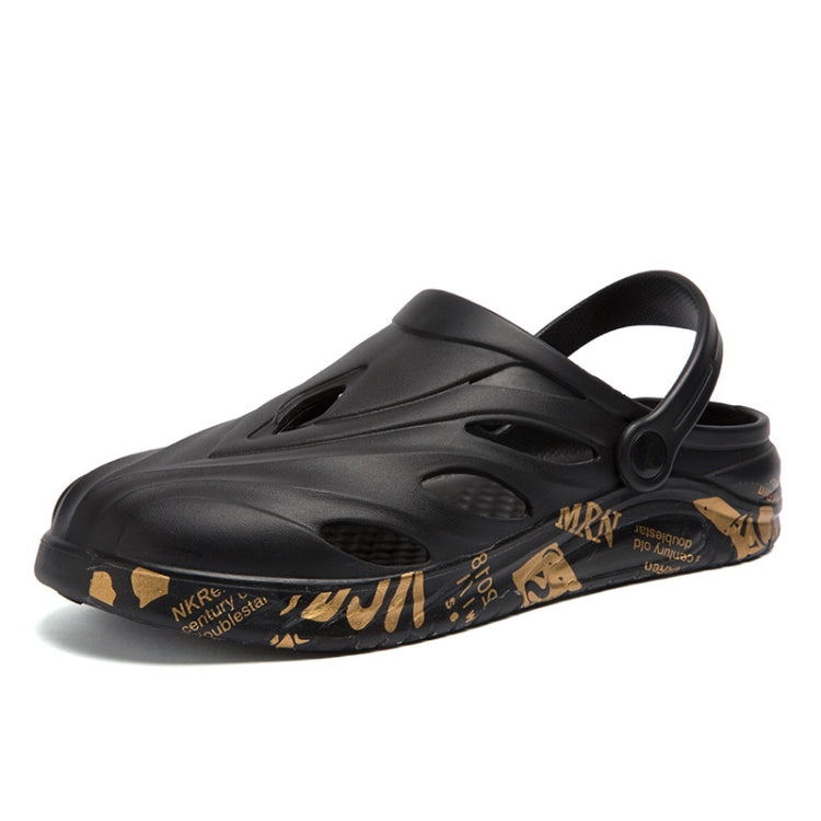 Large Size Sandals Summer Men Flip Flop Outdoor Hole Shoes Beach Shoes, Size: 40