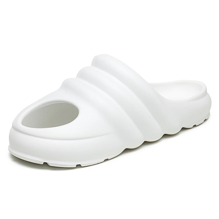 Large Size Summer Slippers Men Casual Hole Shoes, Size: 41