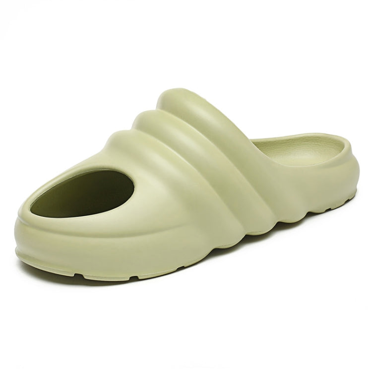 Large Size Summer Slippers Men Casual Hole Shoes, Size: 44