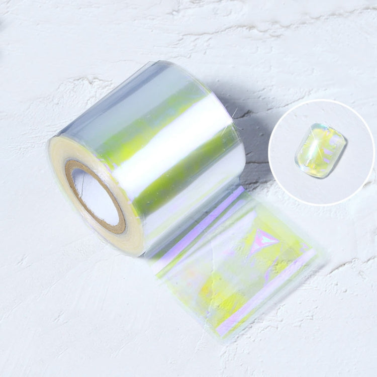 Ice Cube Nail Art Accessories Nail Art Aurora Colorful Cellophane, Specification type: 5cm x 100M (03)